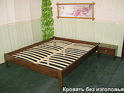 Деревянная полуторная кровать без изголовья от производителя, фото 2