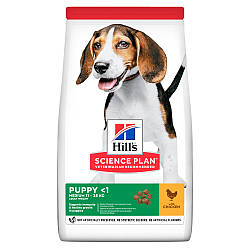 Корм Hill's SP Puppy Medium (Хіллс для цуценят середніх порід з куркою), 2,5кг.