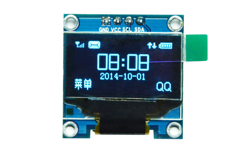 OLED LCD РК дисплей/екран 0,96" 2,7х2,8см 128x64 - синий