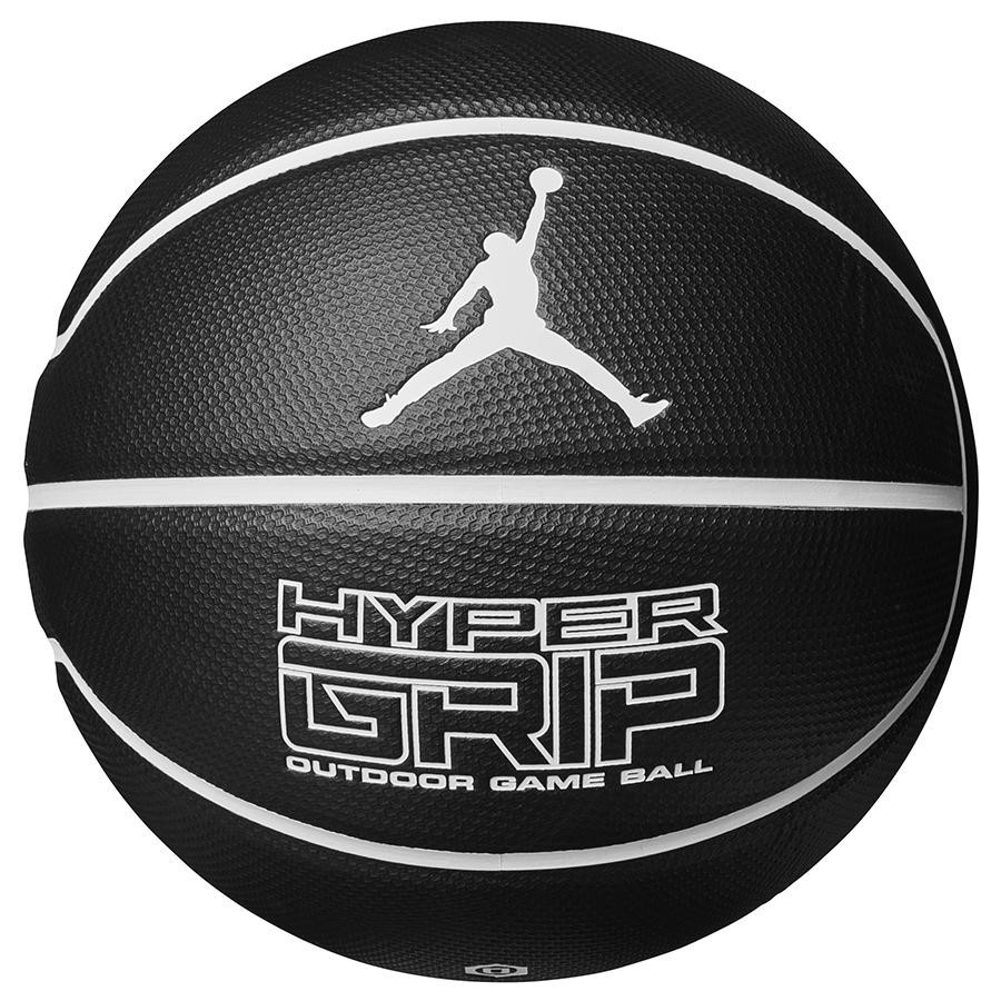 М'яч баскетбольний Nike Jordan Hyper Grip 4P р. 7 (J. 000.1844.092.07) Black/White/White/White, фото 1