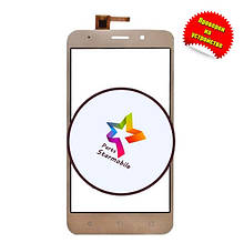 Сенсор (тачскрін) Ergo A556 Blaze золотий XY7257-DJ92-V0 (перевірений на пристрої)