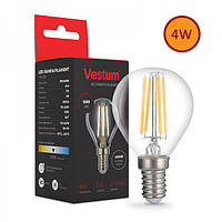 Філаментна лампа LED Vestum G45 Е14 4 Вт 220 V 4100 К