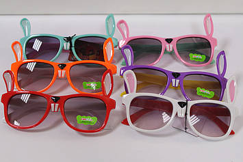 Дитячі сонцезахисні окуляри з вушками кролика 1 шт.
