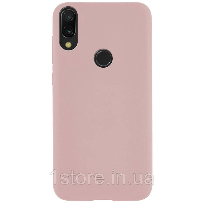 Силіконовий чохол Epic матовий soft-touch для Xiaomi Redmi 7 (Рожевий)