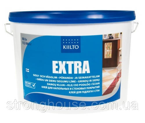 Kiilto Extra 3.5кг Клей для ковролина и линолеума Килто Экстра - фото 2 - id-p1140363347