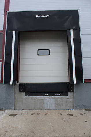 Промислові секційні ворота 3000 * 3000 (колір білий), фото 1