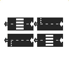Набір додаткових елементів Waytoplay Прямі зони 4 дорожні частини (062), фото 2