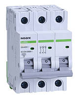 Автоматический выключатель трехполюсный Noark Ex9BS 3P C16 для защиты электрических цепей переменного тока
