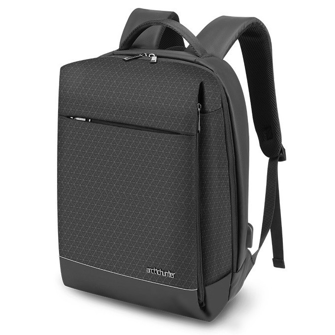 Рюкзак міський Arctic Hunter B00348 з USB портом, RFID захистом і жорстким каркасом, 22л
