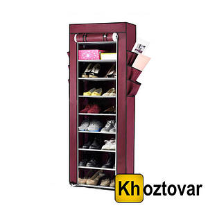 Тканинна шафа для взуття та аксесуарів Shoe Rack and Wardrobe YQF-1190