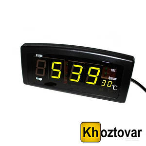 Електронний настільний годинник Led Digital Clock Caixing CX 818 будильник
