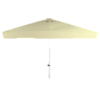 Зонт профессиональный 300х300/8 см Square Mega Telescopic Lux лебедка, полиэстер Бежевый (Papatya TM)