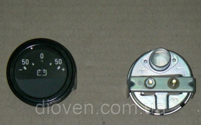 Амперметр 12/24 В, 50 А d-60 mm, АП-111 товстий патрон ВМТЗ, ХТЗ (пр-воВістріяр) (Арт. АП111-3811010)