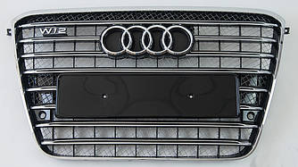 Решітка радіатора Audi A8 D4 (10-13) тюнінг стиль W12 (хром)