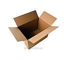 Картонна коробка 305х195х85 мм, бурий чотирьохклапанний ящик, фото 2