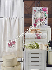 Махрові рушники 2 шт. Merzuka Spring м'ятний, фото 3