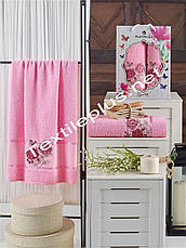 Махрові рушники 2 шт. Merzuka Spring м'ятний, фото 6