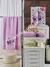 Махрові рушники 2 шт. Merzuka Spring м'ятний, фото 5