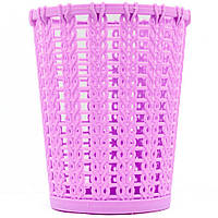 Підставка склянка для пензлів, пилок та манікюрних інструментів RS 02 фіолетова