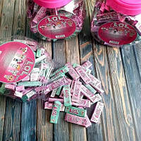 Lol Surprise tatto Bubble Gum жевательные конфеты со вкусом клубники и арбуза (банка) Турция 100 шт