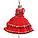 Бальна ошатне Сукня з мерехтливої ​​паєтками красноеBall gown Dress with flickering sequin red2021, фото 2
