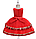 Бальна ошатне Сукня з мерехтливої паєтками красноеBall gown Dress with flickering sequin red2021, фото 4