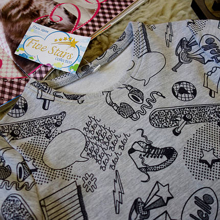 Стильна водолазка Скейт Five Stars KX0049-116p, фото 2