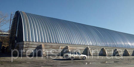 Зерносховище, овочесховище арочні металеві ангари, фото 2