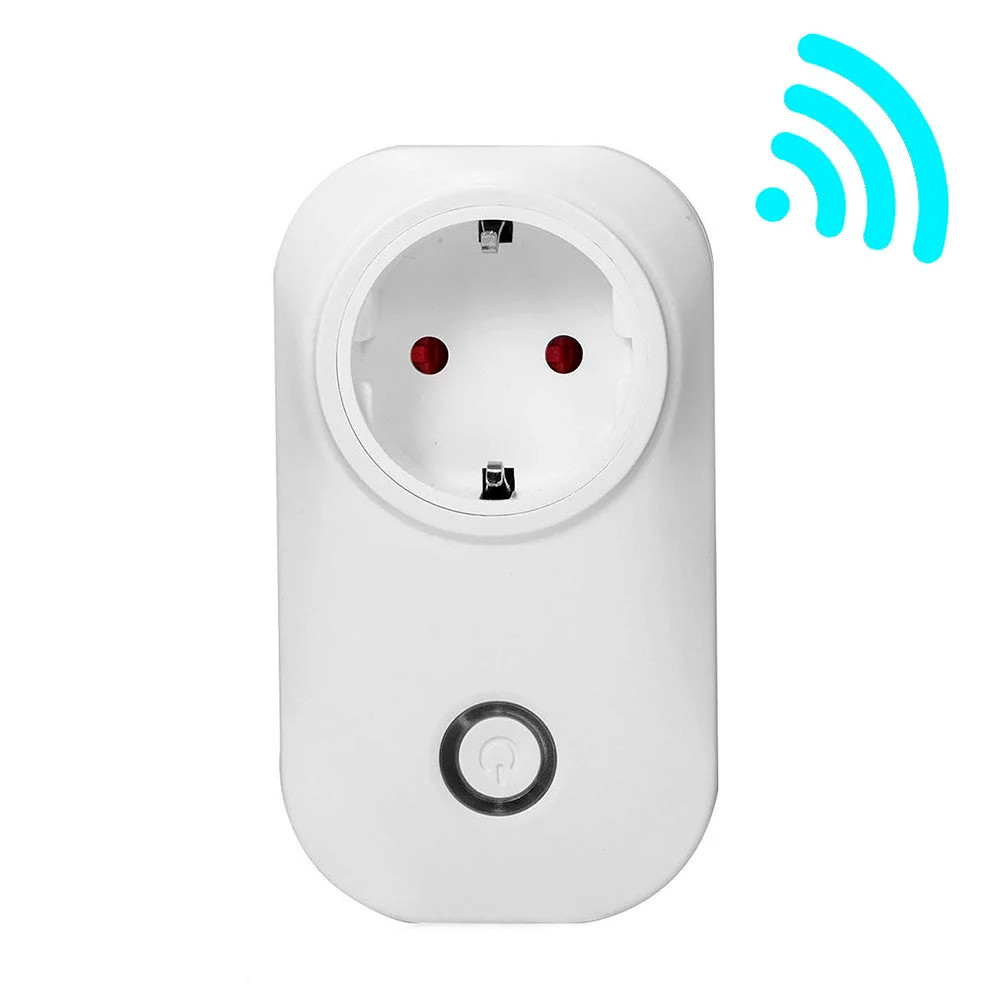 Розумна розетка з вай фай управлінням Wi-Fi Smart Plug Socket 10A смарт розетка з дистанційним управлінням