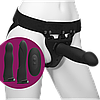 Набір для страпона з вібрацією Doc Johnson Body Extensions - BE Naughty - Black, фото 2