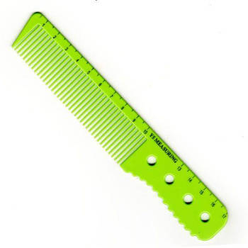 Гребінець Y-combs Y5 EXOTIC COLOR LINE з лінійкою 17 см