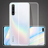 Ультратонкий 0,3 мм чехол для Realme X50 прозрачный