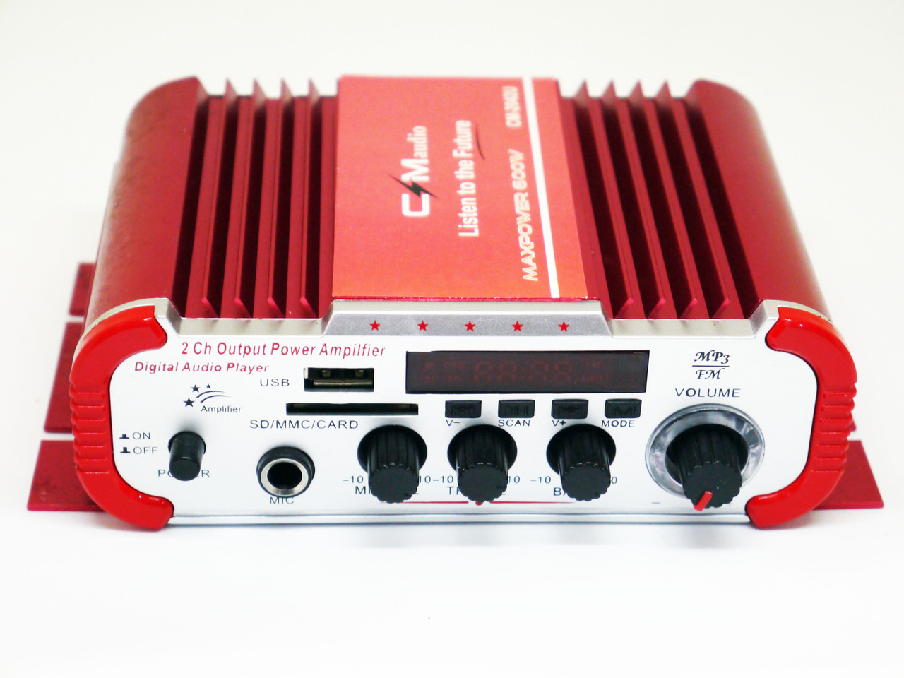 Підсилювач звуку CM-2042U USB+SD+AUX+Караоке
