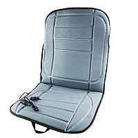 Чохол-накидка на сидіння авто з підігрівом від прикурювача Supretto, Сірий