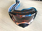 Мотоциклетна маска Oakley Mayhem Pro MX Tagline Orange/Blue Лінза VR28, фото 3