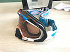 Мотоциклетна маска Oakley Mayhem Pro MX Tagline Orange/Blue Лінза VR28, фото 4