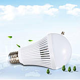 Лампочка світлодіодна з акумулятором "Розумне світло" 9 Вт, фото 4