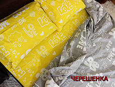 Євро максі набір постільної білизни 200*220 з Бязі "Gold" №1572080AB Черешенка™, фото 4