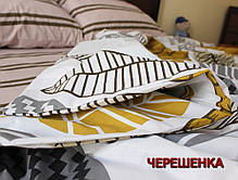 Полуторний набір постільної білизни 150*220 з Бязі "Gold" №156387AB Черешенка™, фото 6