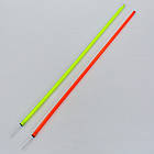 Шести для слалома тренувальний суцільний C-0821 (пластик, метал. штик для кріплення в ґрунт, 160x2,5 см, кольори в, фото 3