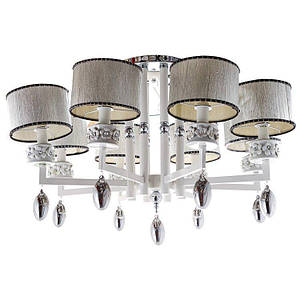 Люстра з 8 абажурами Перли SLAVIA QL004 пристібна VE