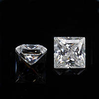 Moissanite Муассанит 4 мм белый 0.25 Ct Princess Moissanite