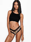 Трусики Чікі Victoria's Secret Lace Cheeky Panty (р. XS-M), Леопардові, фото 3