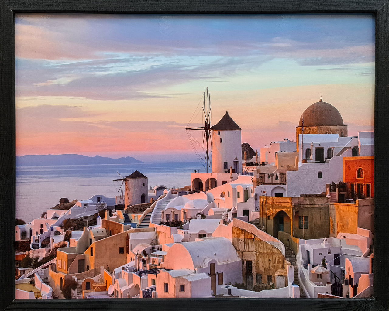 Фотокартина в дерев'яній рамі Greece 1 40х50 см POS-4050-210