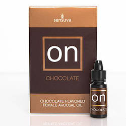 Збудливо масло Sensuva - ON Arousal Oil for Her Chocolate (5 мл)