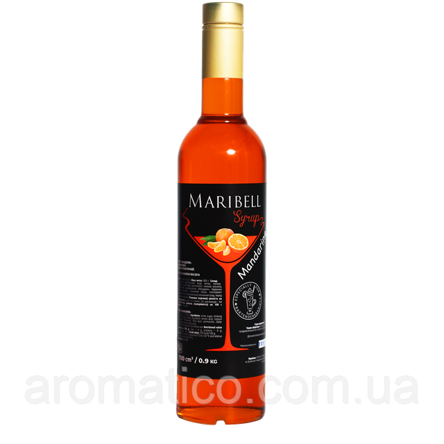 Сироп ТМ Maribell Мандарин 0,7л