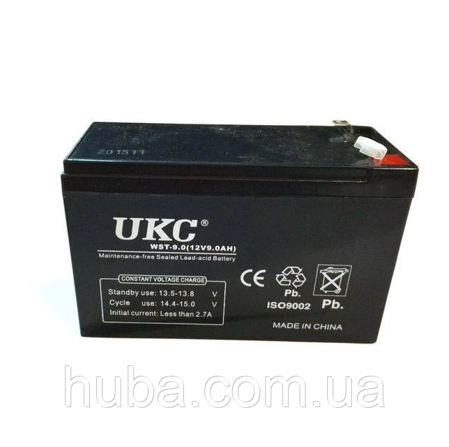 Акумулятор, акумуляторна батарея UKC WST-9.0 12 V 7 Ah