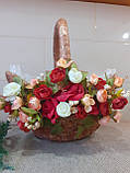 Великодній кошик з декором.Пасхальная корзина. Великодній декор. Кошик для пасти., фото 3