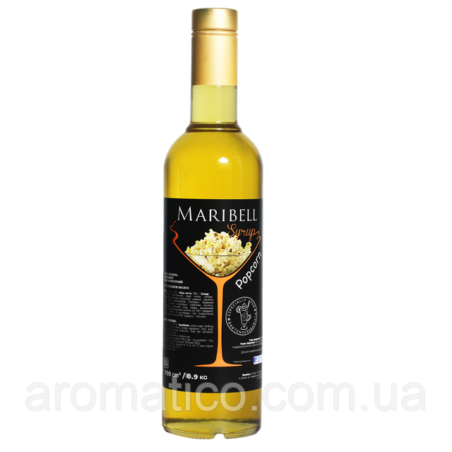 Сироп TM Maribell Попкорн 0,7л