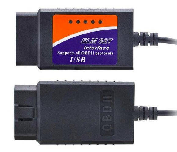 Автосканер діагностики автомобілів OBD ELM327 елм 327 USB 1.5 v OBDII ...